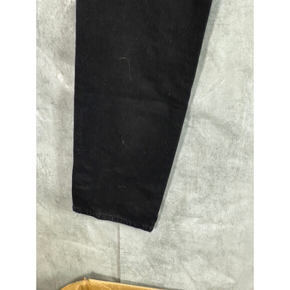 MAN BOOHOOMAN Men's Black Distressed Stretch Popper Hem Cargo Jeans SZ 36 - Picture 9 of 15